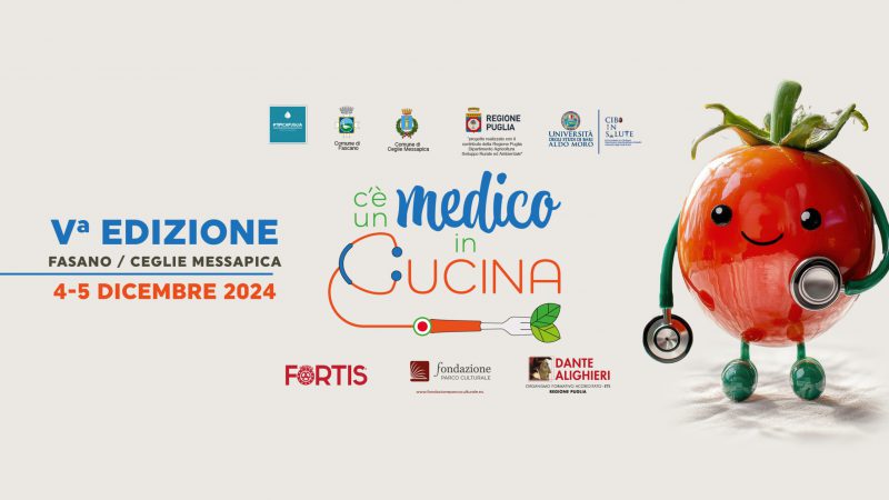 Mercoledi 4 e giovedi 5 dicembre, torna “C’è un Medico in cucina” l’autumn school di nutraceutica